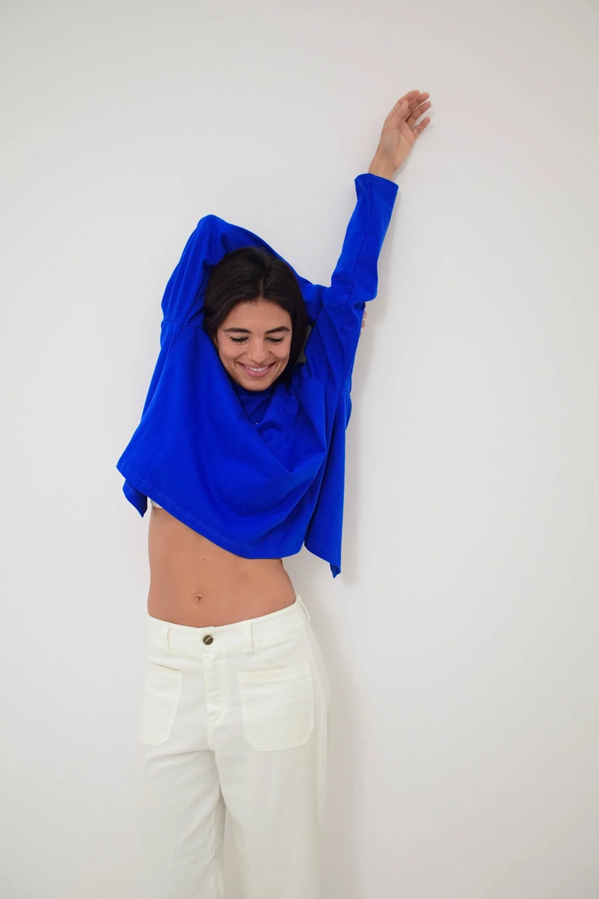 MindTraveler - Agata Long Sleeve T-Shirt / Blue