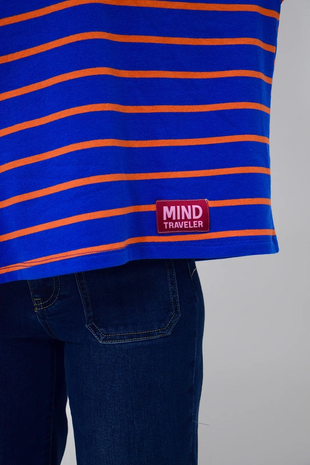 MindTraveler - Míriam Long Sleeve T-shirt / Blue Orange