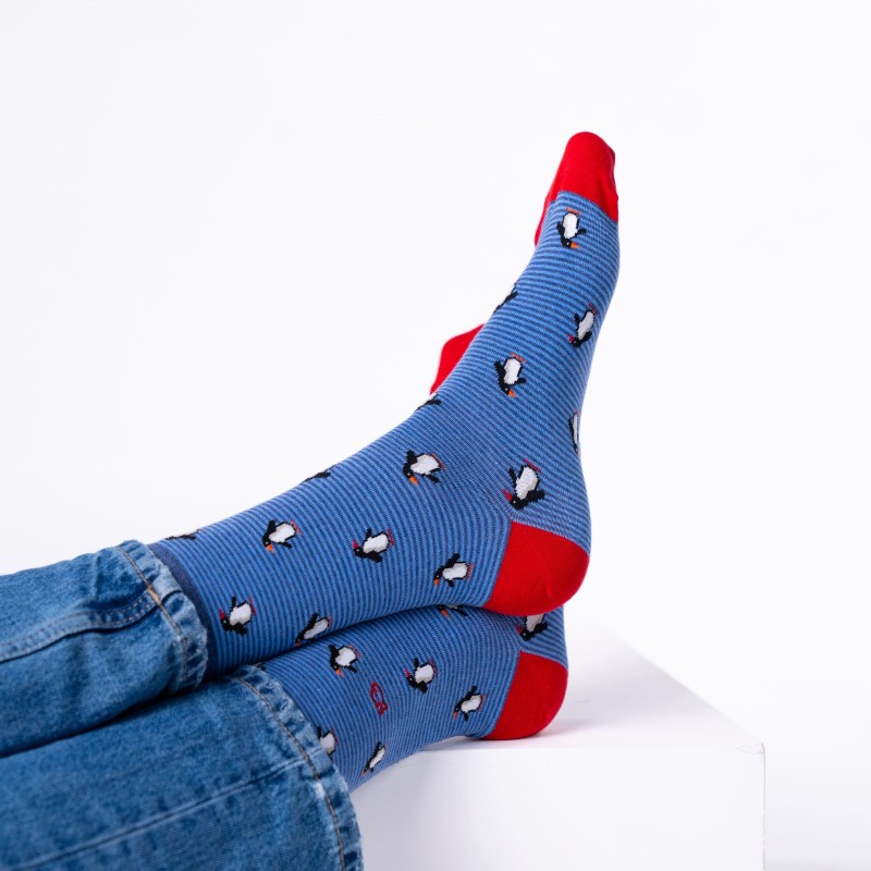 Billybelt - Animal Patterned Socks / Penguin