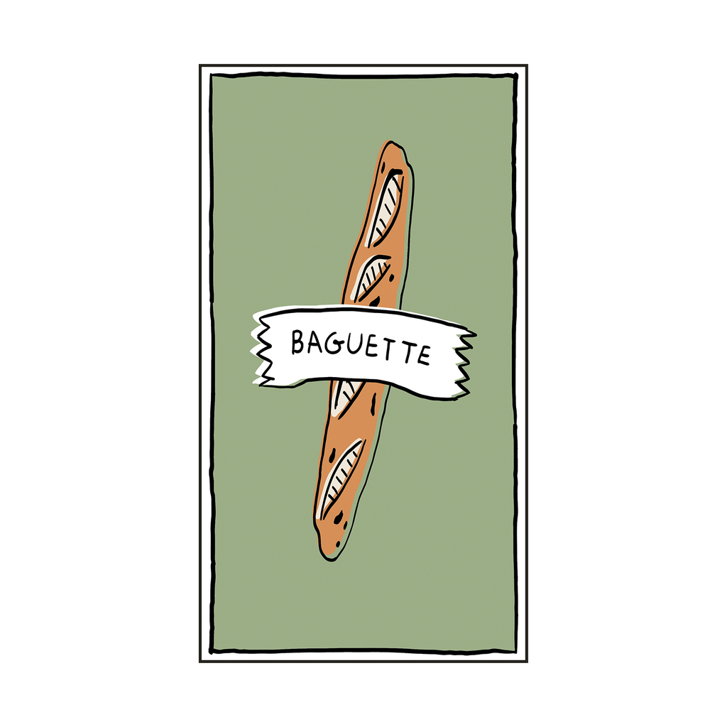 Papieren servetten - Baguette