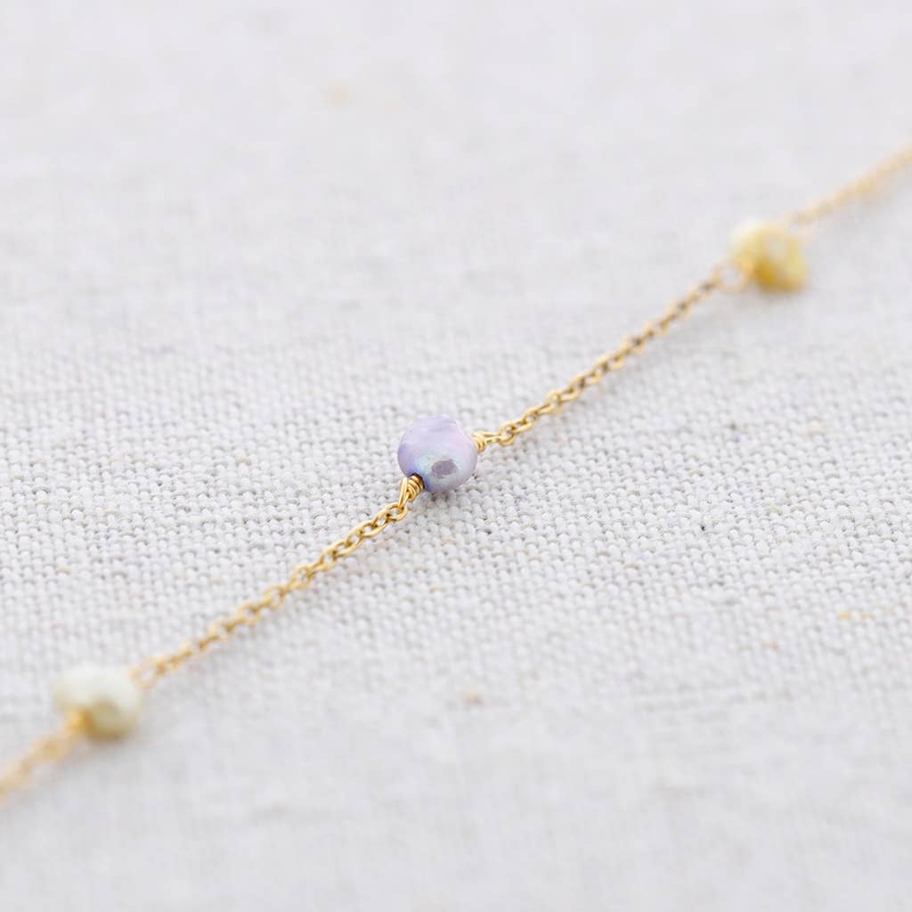 Choker Met Kleurrijke Parels