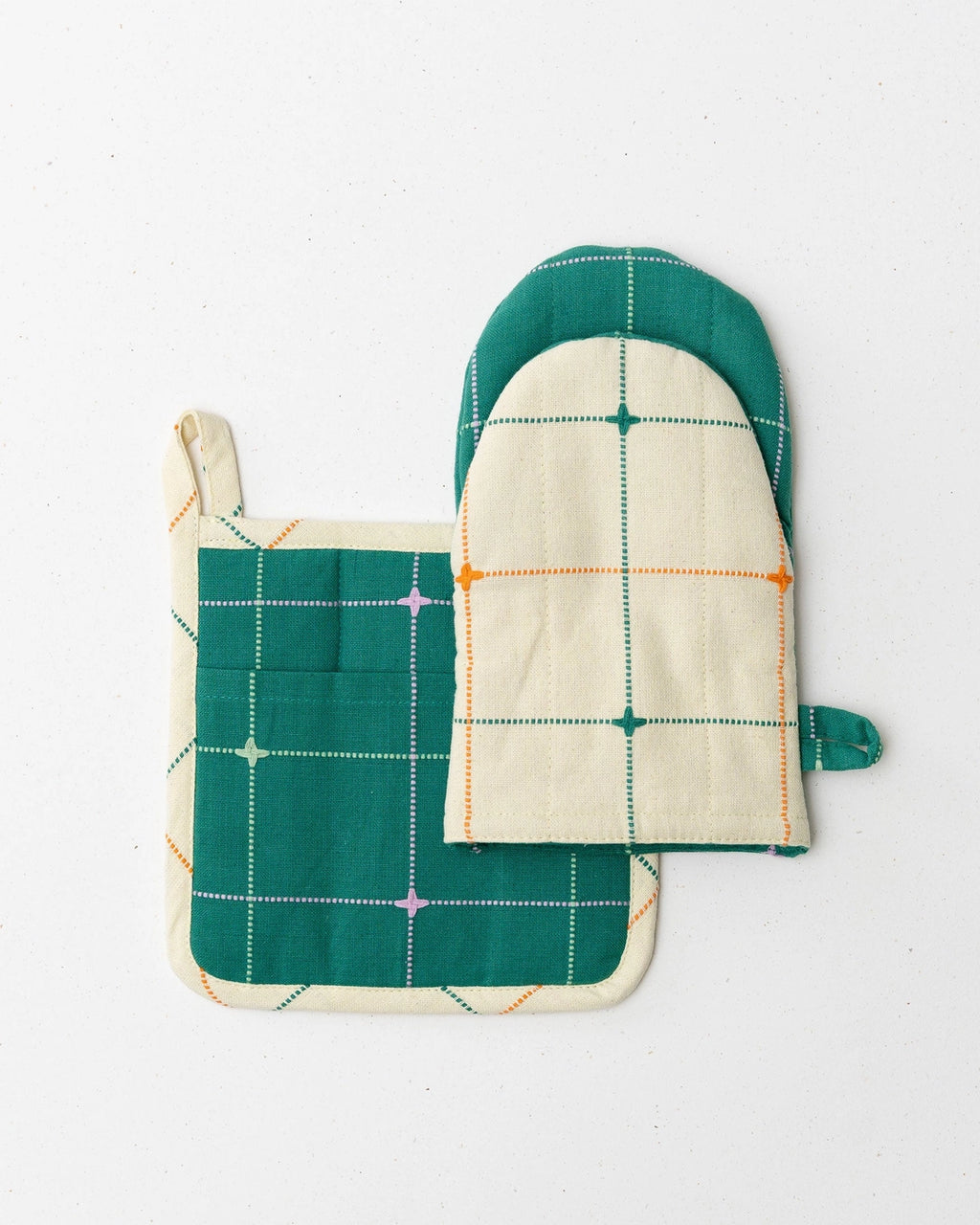 Tarta Gelatina - Grid Ovenwant- en Pannenlapset / Groen-Geel