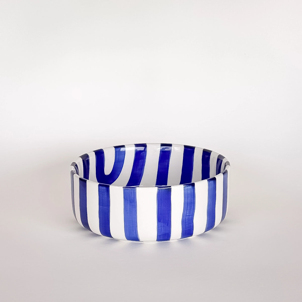 Kom - Strepen / Mare Blauw