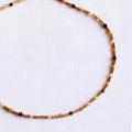 Ketting Facetkralen – Olijf, Lila, Bordeaux