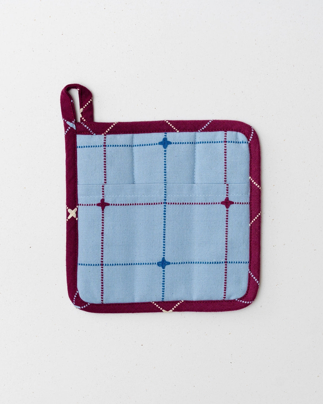 Tarta Gelatina - Grid Ovenwant- en Pannenlapset / Blauw-Bordeaux