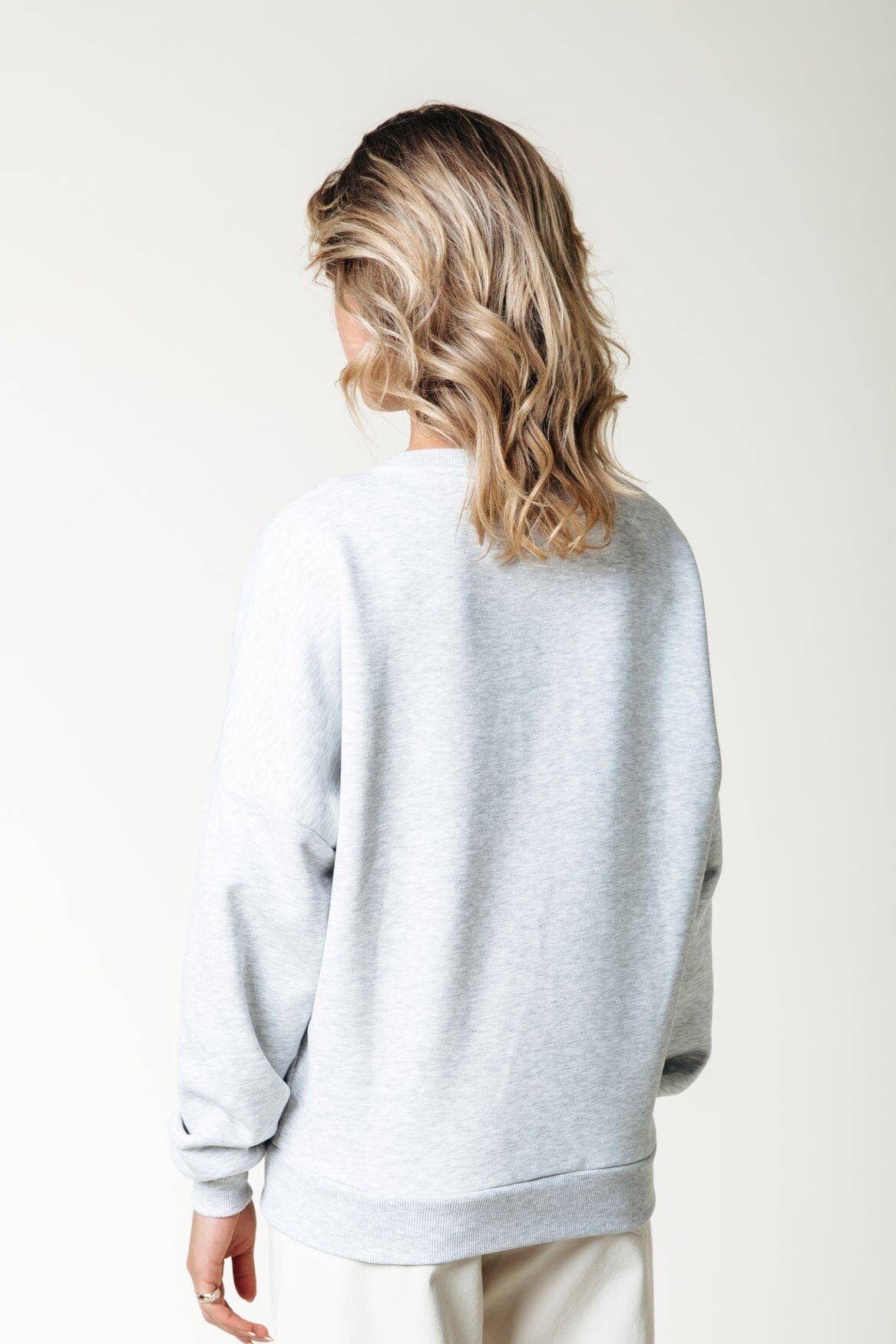 Racer Logo Sweat - Lichtgrijs