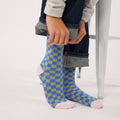 Billybelt - Checked Socks / Blue and Green