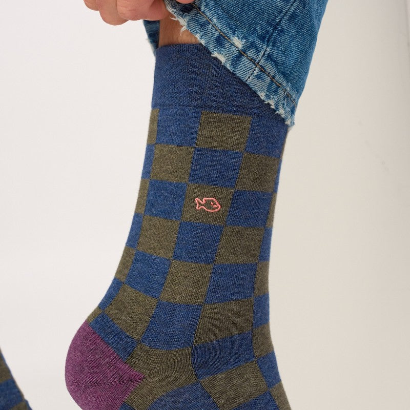 Billybelt - Checked Socks / Interlagos