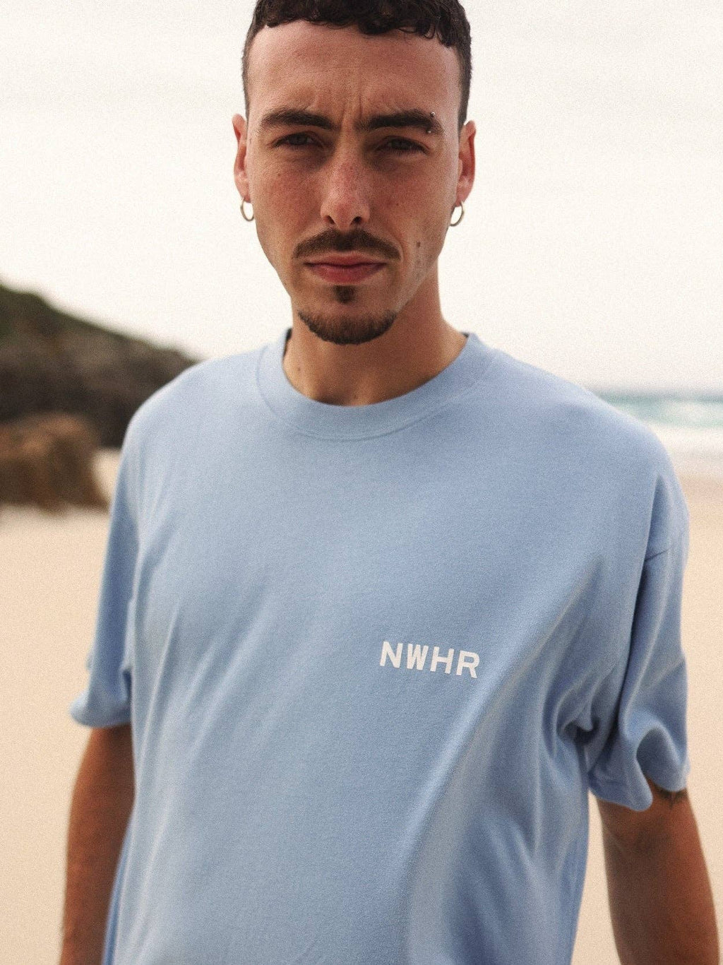 Basic T-shirt Blauw