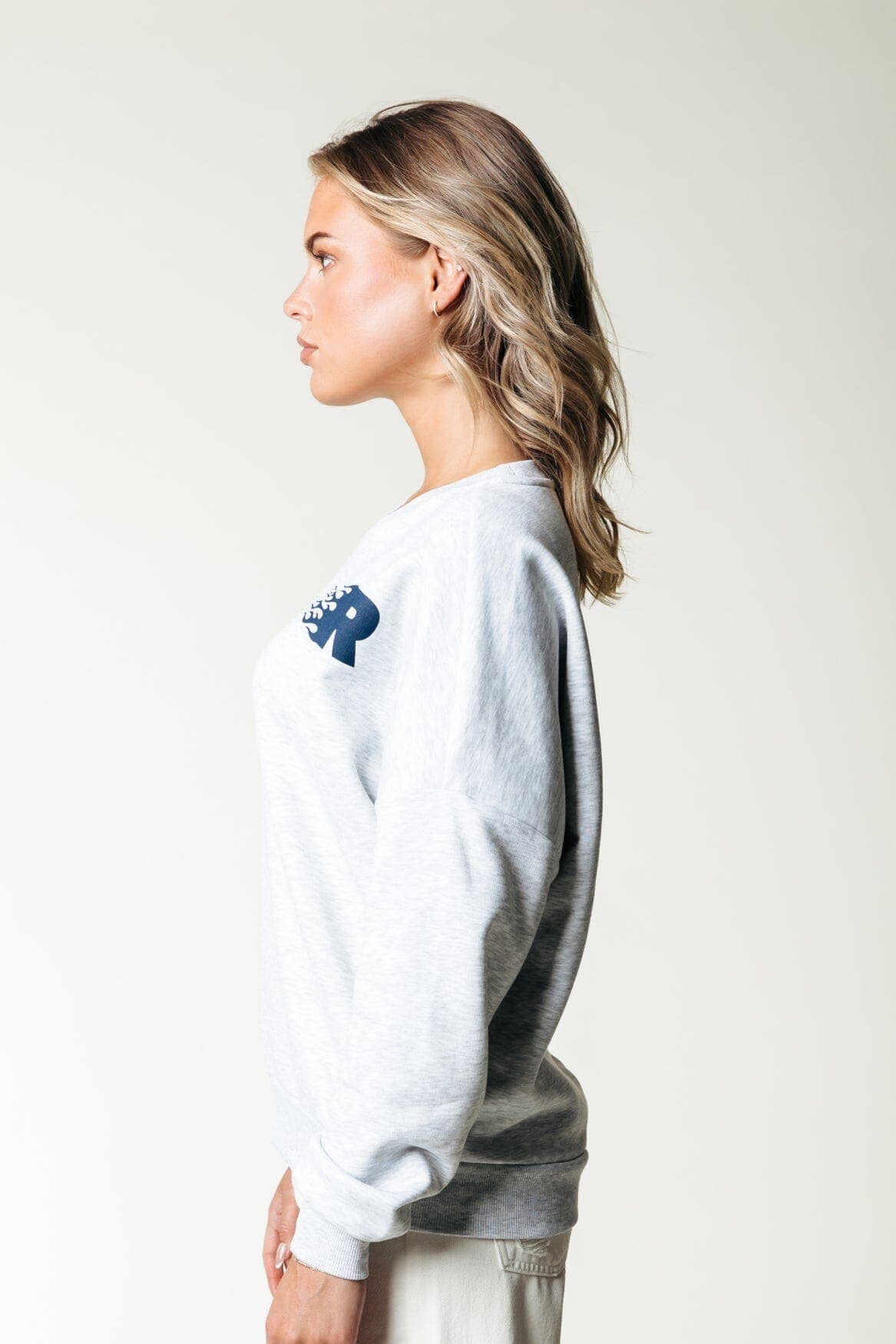 Racer Logo Sweat - Lichtgrijs