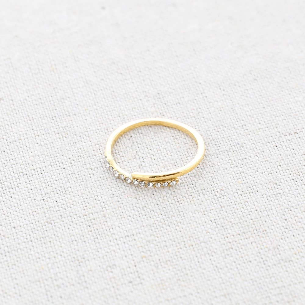 Ring - Kristallen / Goud