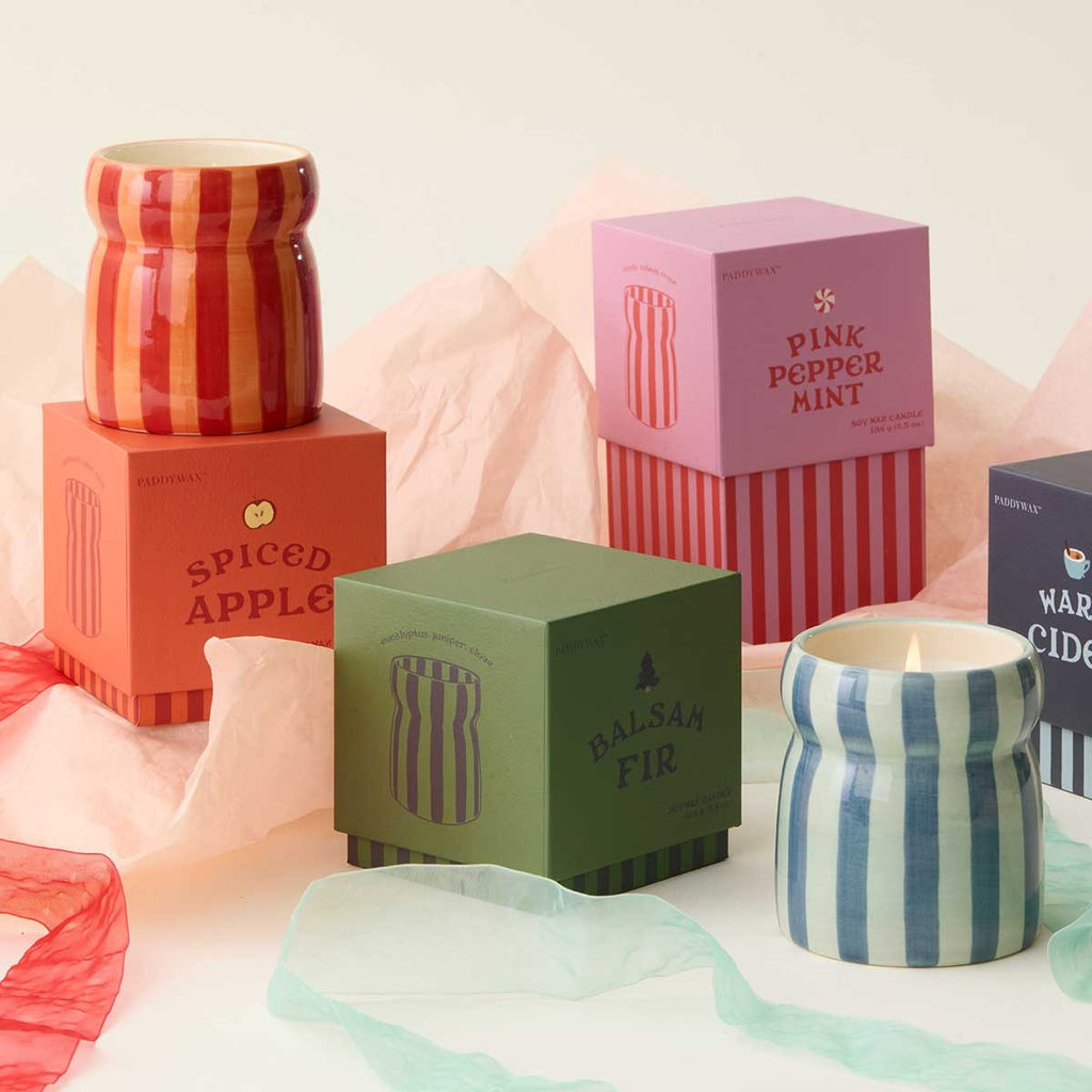 Paddywax Cabana Ceramic Candle - Multi Colors