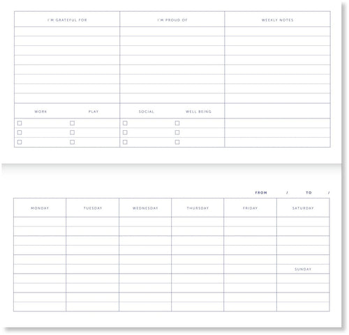 A-Journal Spiral Deskplanner