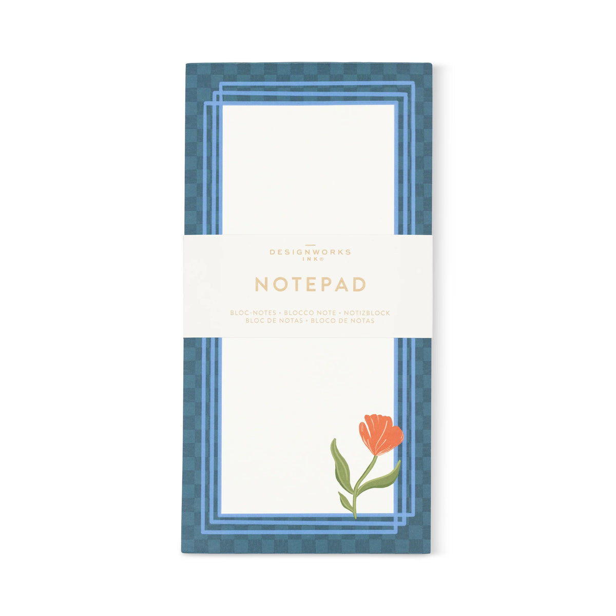 Framed Floral List Pad
