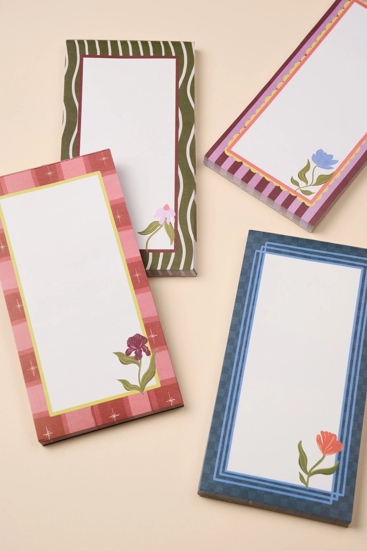 Framed Floral List Pad