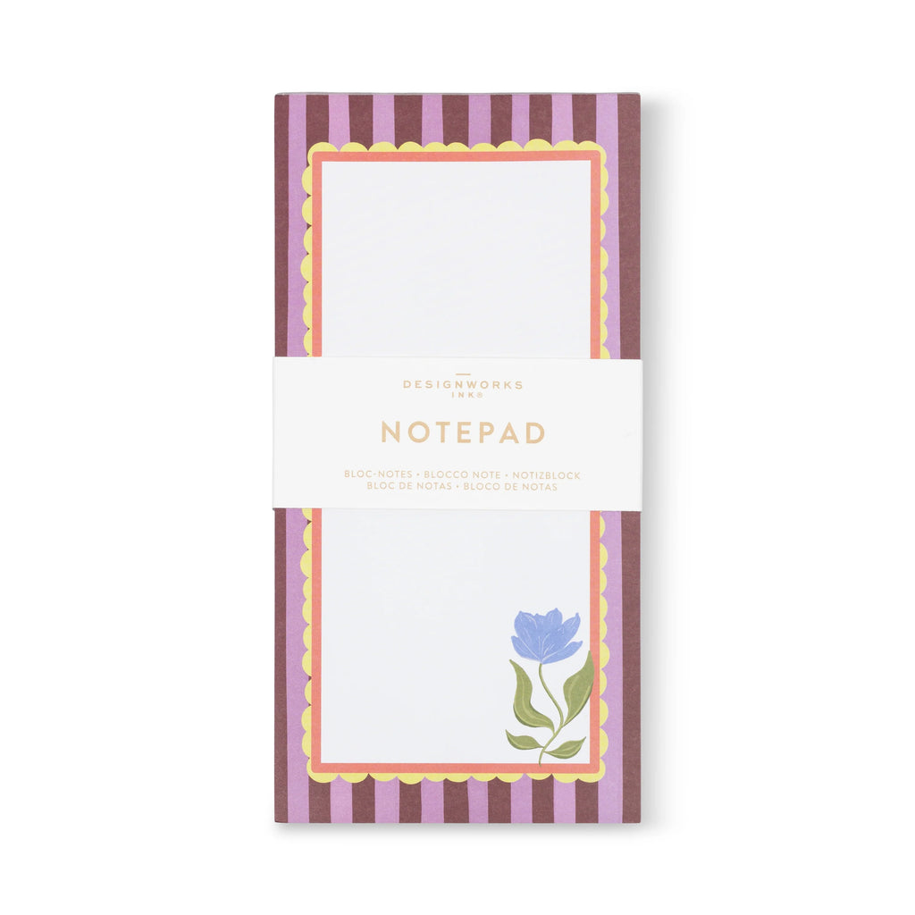 Framed Floral List Pad