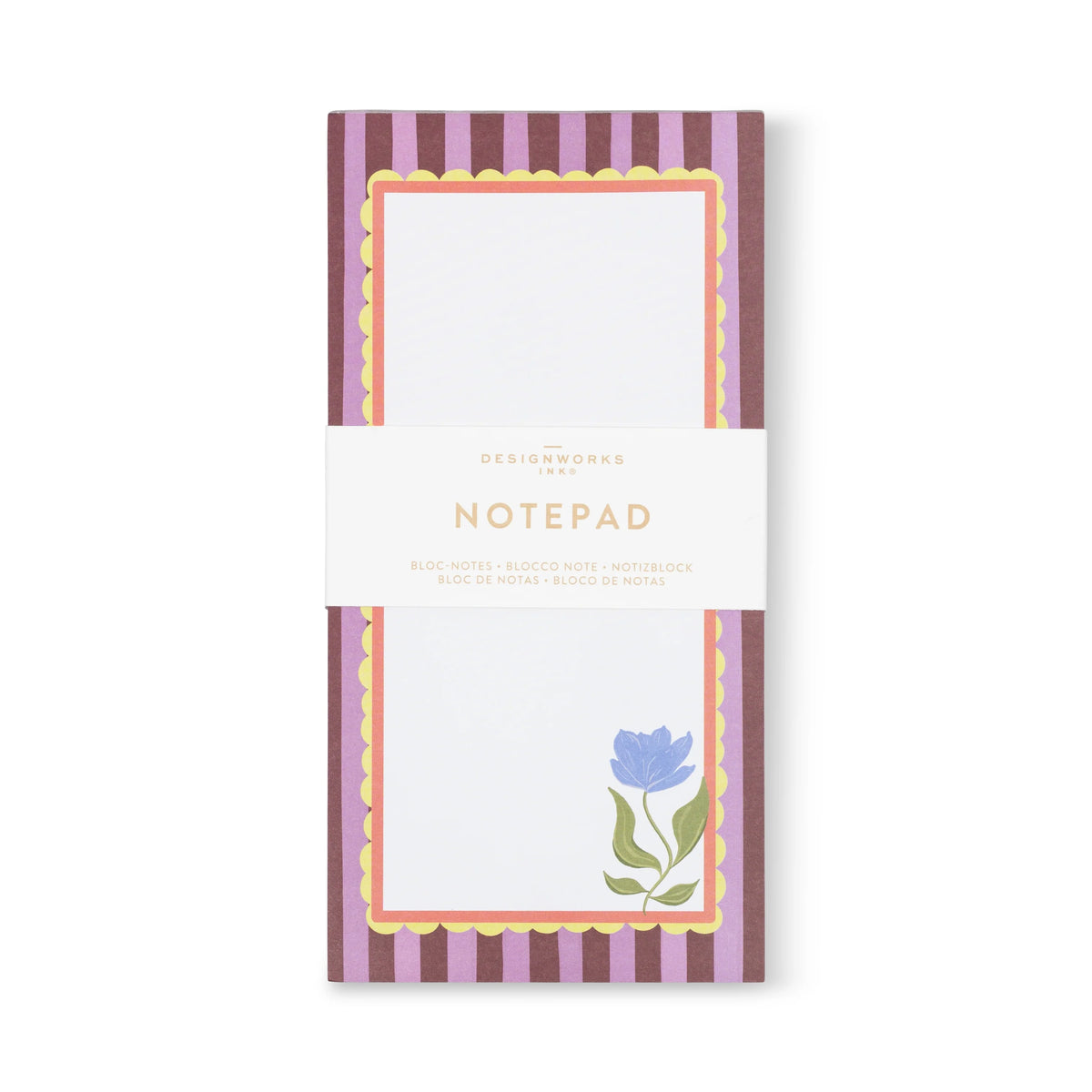 Framed Floral List Pad