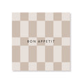 Papieren Servetten - Bon Appetit Beige