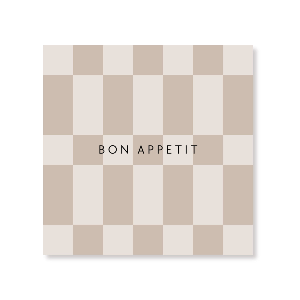 Papieren Servetten - Bon Appetit Beige
