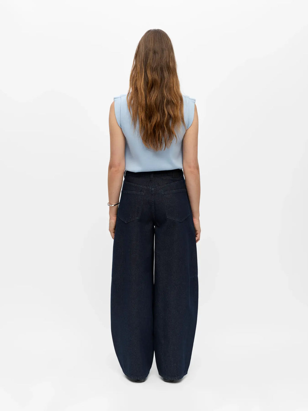 Object - Elsa Barrel Jeans / Dark Midnight Denim