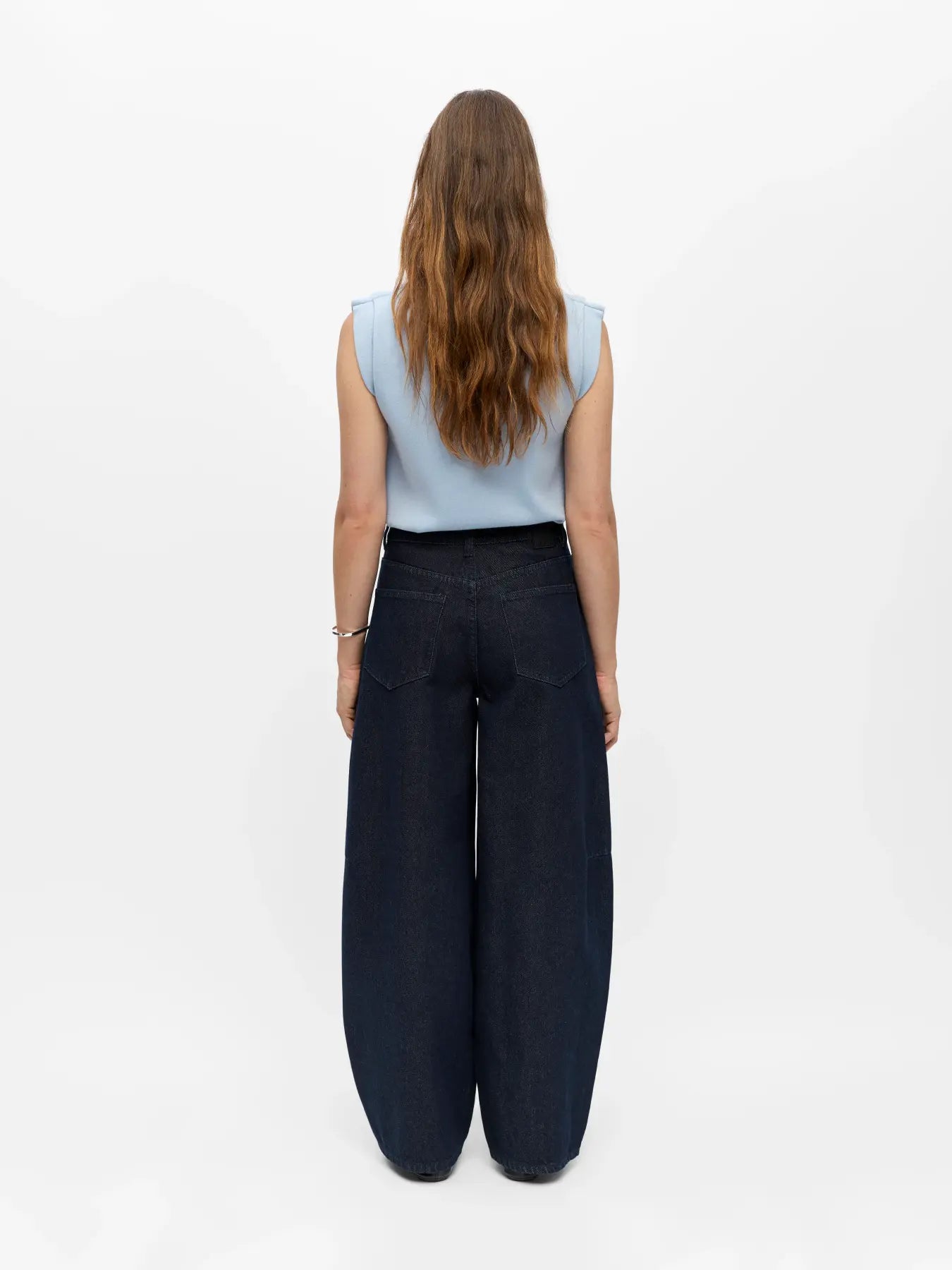 Object - Elsa Barrel Jeans / Dark Midnight Denim