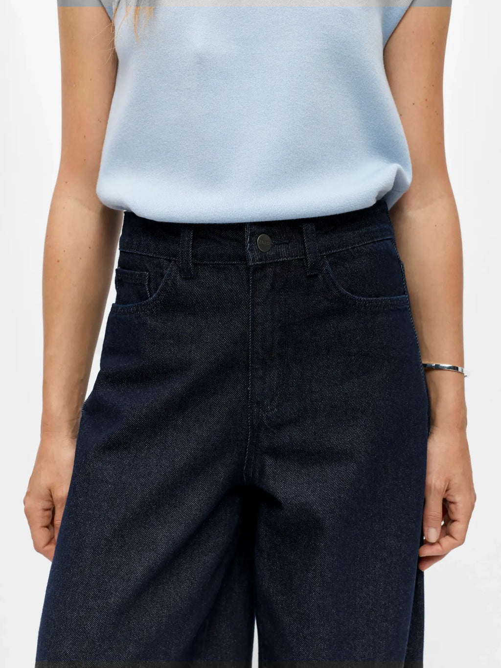 Object - Elsa Barrel Jeans / Dark Midnight Denim