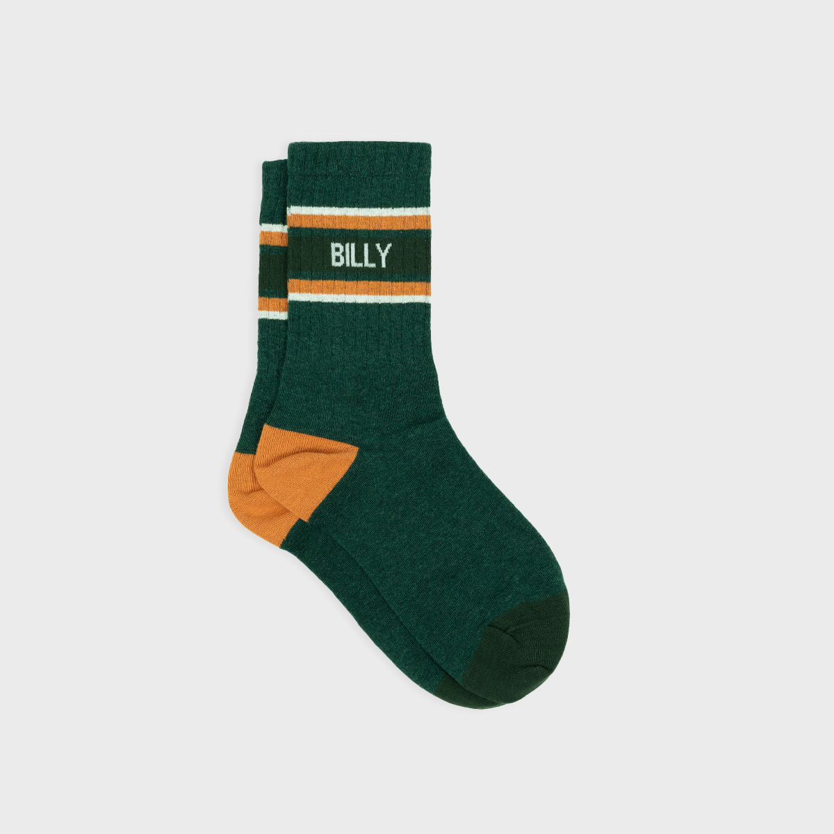 Billybelt Sokken - Oranje En Wit Gestreept