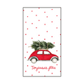 Papieren Servetten - Kerst Auto