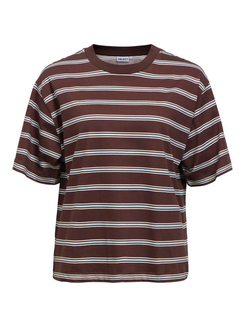 Object Loose Fit T-Shirt - Seal Brown / Winter Sky