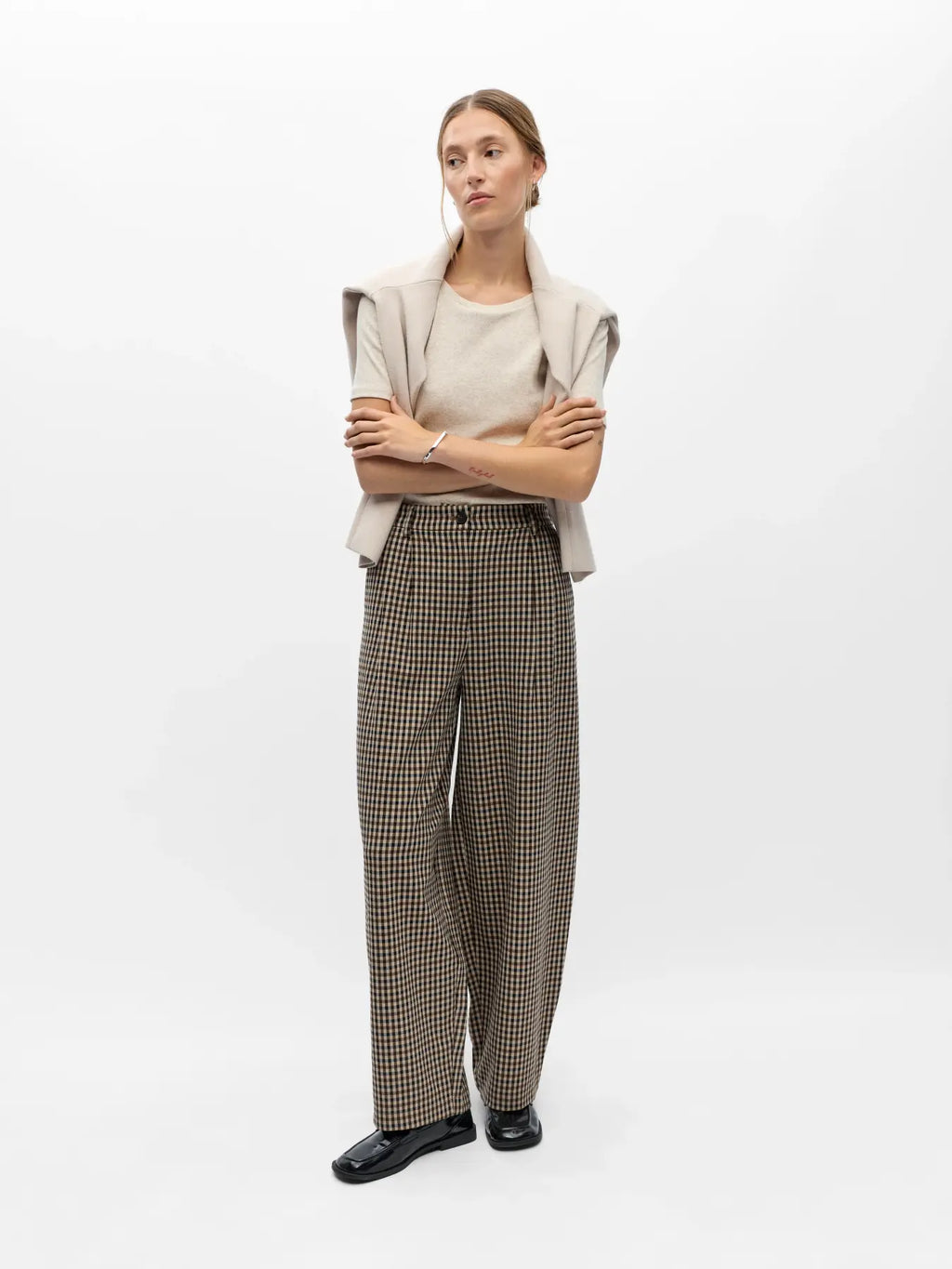 Object - Senna Barrel Pants / Hummus-Brown-Black