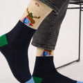 Billybelt - Patterned Socks / Coffee Reindeer