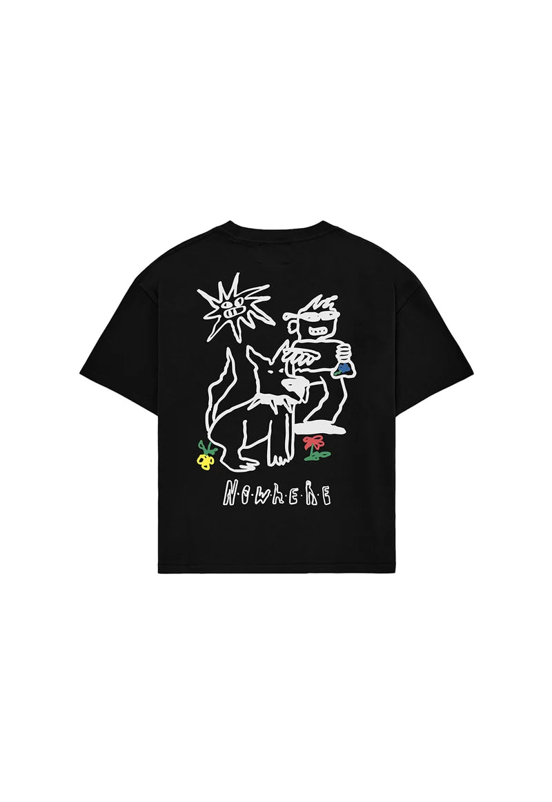 NWHR - Dog Black Tee