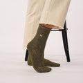 Billybelt Plain Glitter Socks / Khaki