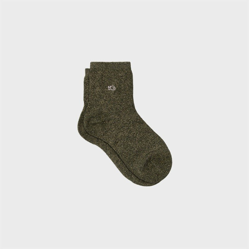 Billybelt Plain Glitter Socks / Khaki