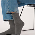 Billybelt Plain Ribbed Socks / Grey