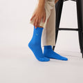 Billybelt Plain Ribbed Socks / Blue