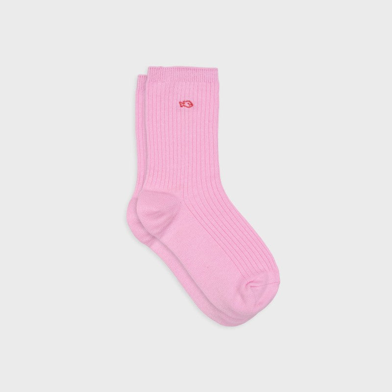 Billybelt Plain Ribbed Socks / Pink