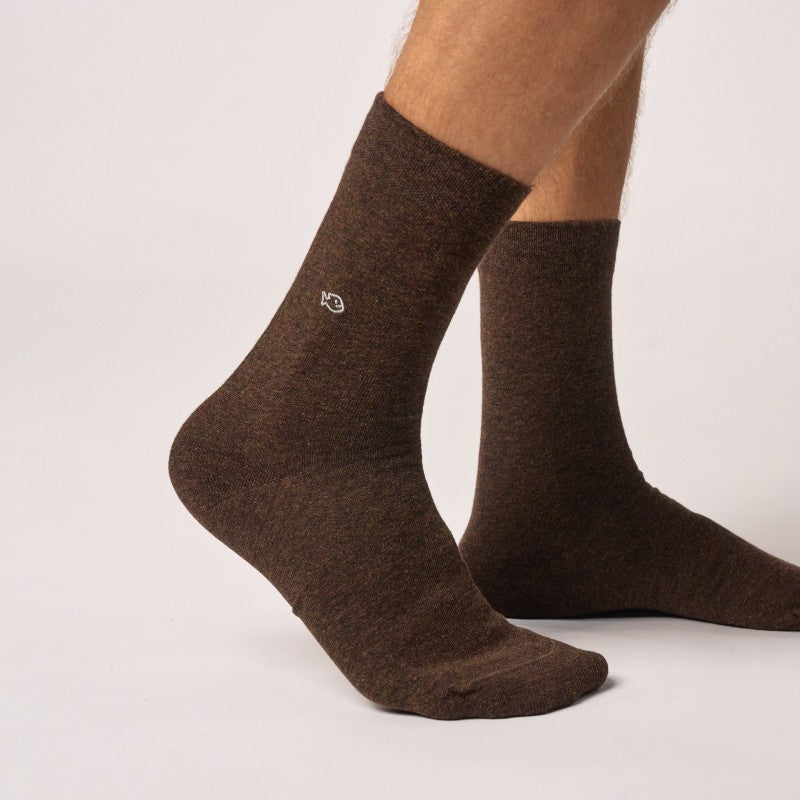 Billybelt Plain Socks - Brown