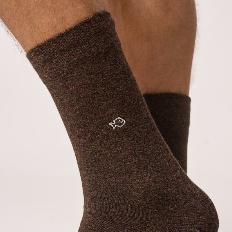 Billybelt Plain Socks - Brown