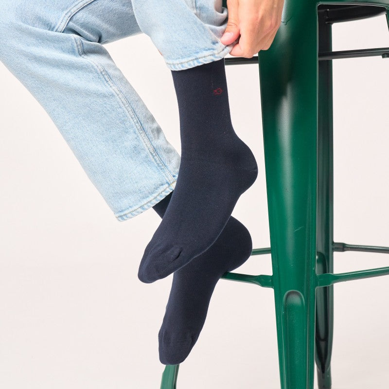 Billybelt Plain Socks - Navy Blue
