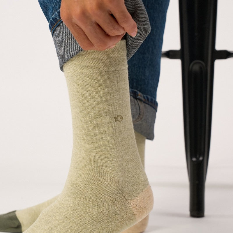 Billybelt Plain Socks - Light Green