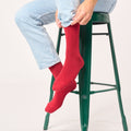 Billybelt Plain Socks - Red