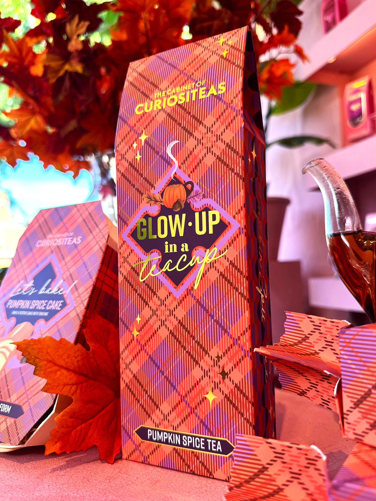 Pumpkin Spice Tea Giftbox - Tartan Orange