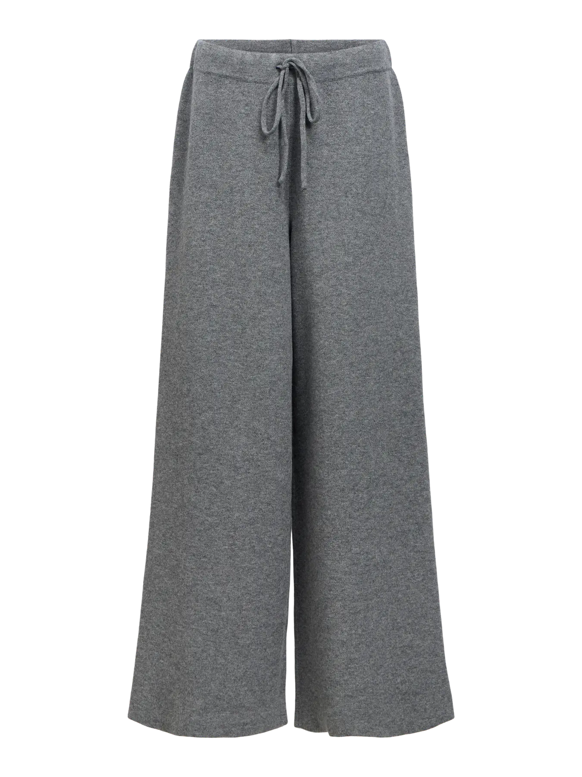 Object - Itone Knitted Pants / Medium Grey Melange