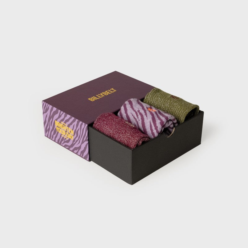 Billybelt Sock Set Women / Brighten your day - Purple