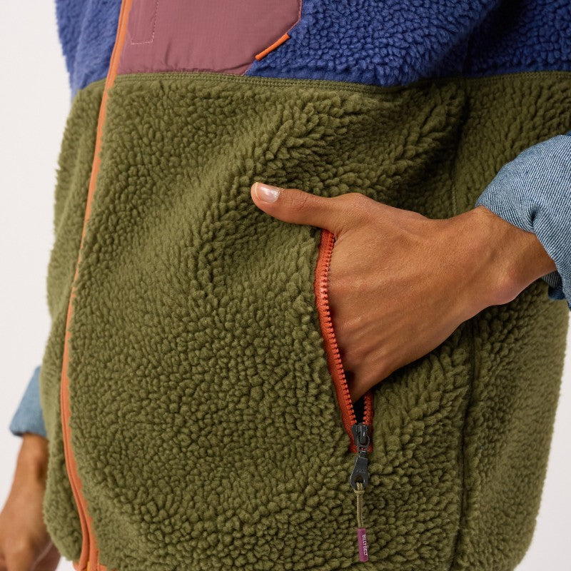 Billybelt - Sleeveless Unisex Sherpa Jacket With Zip