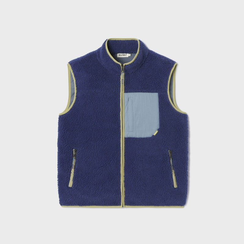 Billybelt - Sleeveless Unisex Sherpa Jacket With Zip