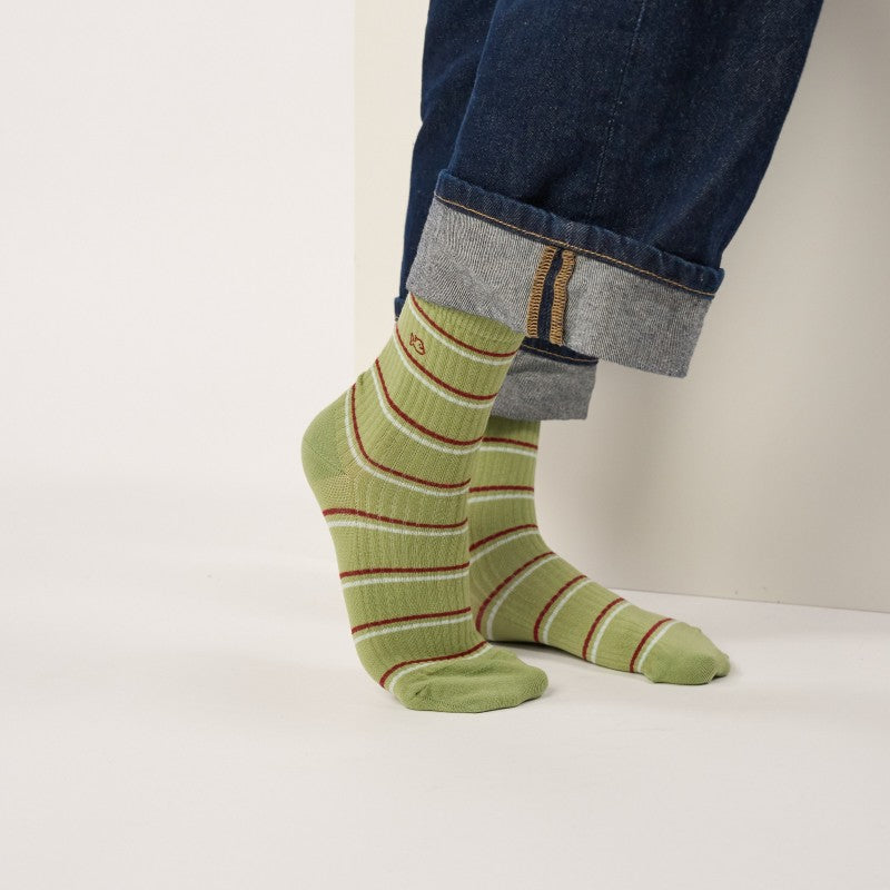 Billybelt - Striped Socks / Green