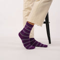 Billybelt - Striped Socks / Purple