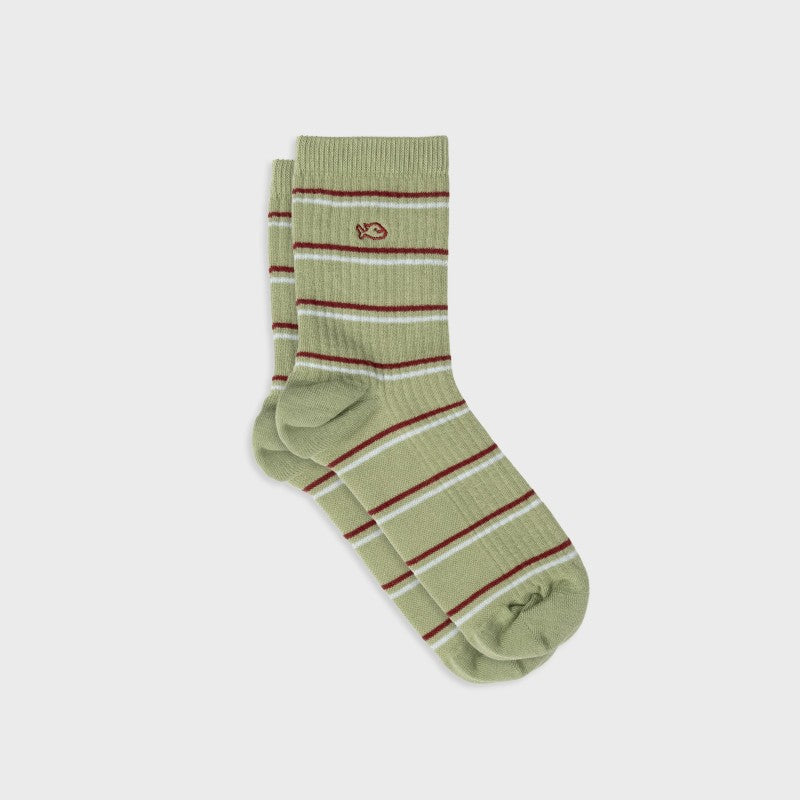 Billybelt - Striped Socks / Green